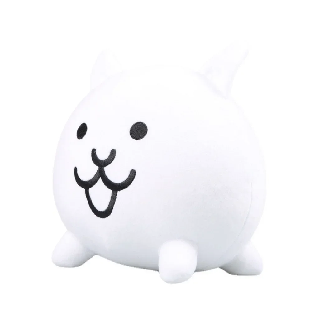 Cartoon Nyanko Great War Plush Doll Anime Animal Battle Cats Stuffed Plushie Toys For Kids Christmas Birthday Gifts 20cm