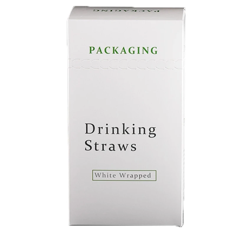 

Disposable Transparent Beverage Straw Plastic Household Independent Packaging Beverage Straw