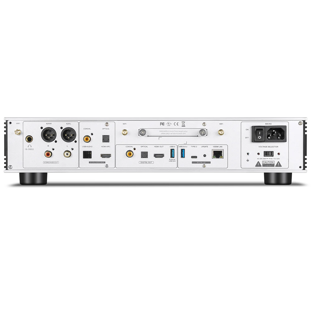 EWEAT 8G+64G DMP35 Android14 High-Fidelity Music Player ESS9068+XMOS316 Hi-Fi Streamer Decoder for Home Headphone AMP System - Image 5