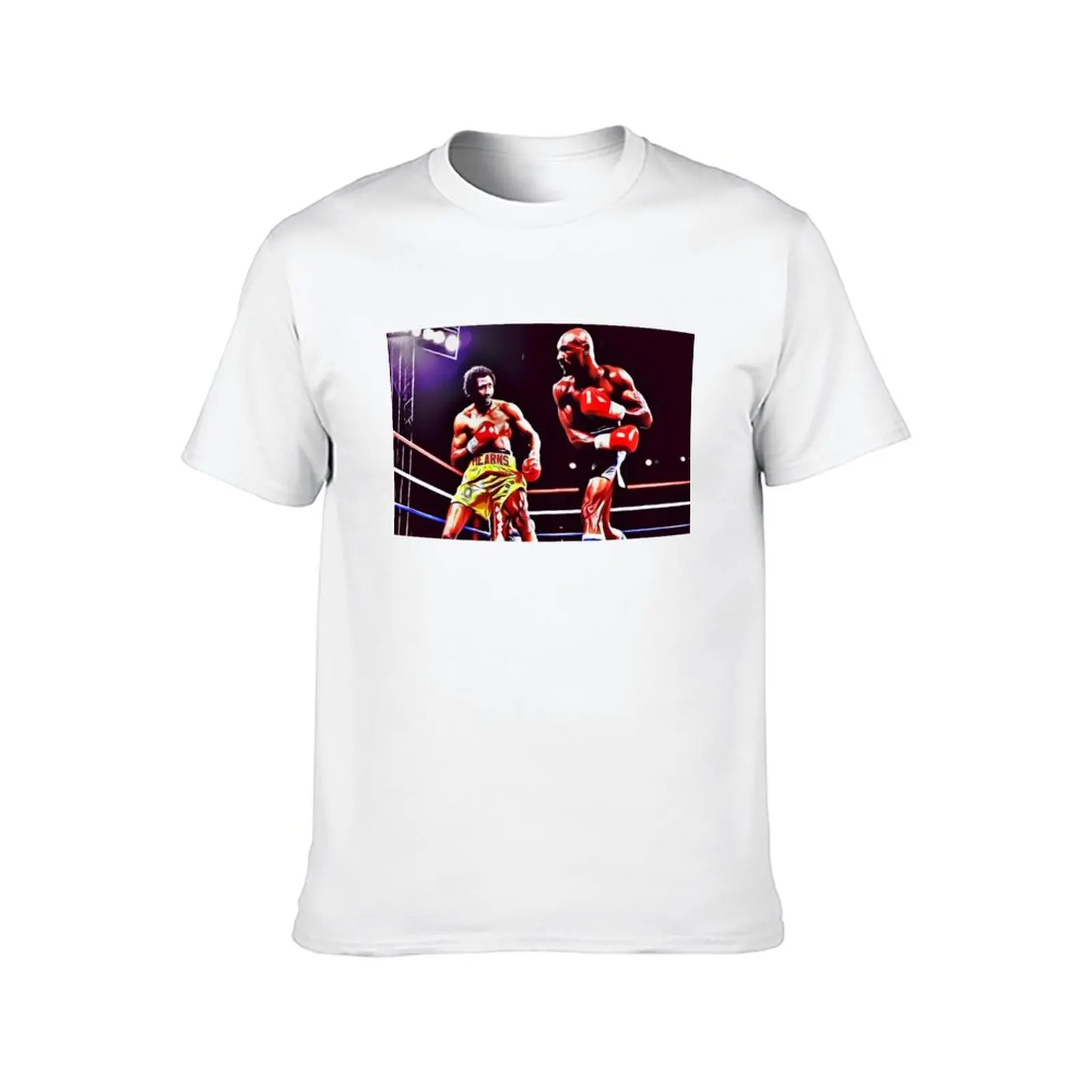 Marvin Hagler vs Tommy Hearns T-Shirt customs design your own Clothing boys whites shirts graphic tee men