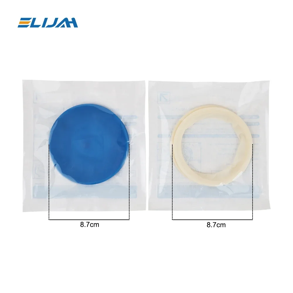 ELIJAH 5pcs Dental O Shape Mouth Opener Rubber Sterile Mouth Opener Oral Cheek Expanders Retractor Rubber Mouth Opener