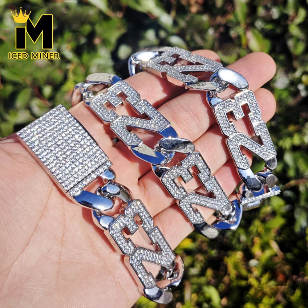 Icedminer All New Design 23 Chain Iced Out Tennis Chain Necklace for Men Women Bling Zircon Goth Hip Hop Jewelry Free Shipping