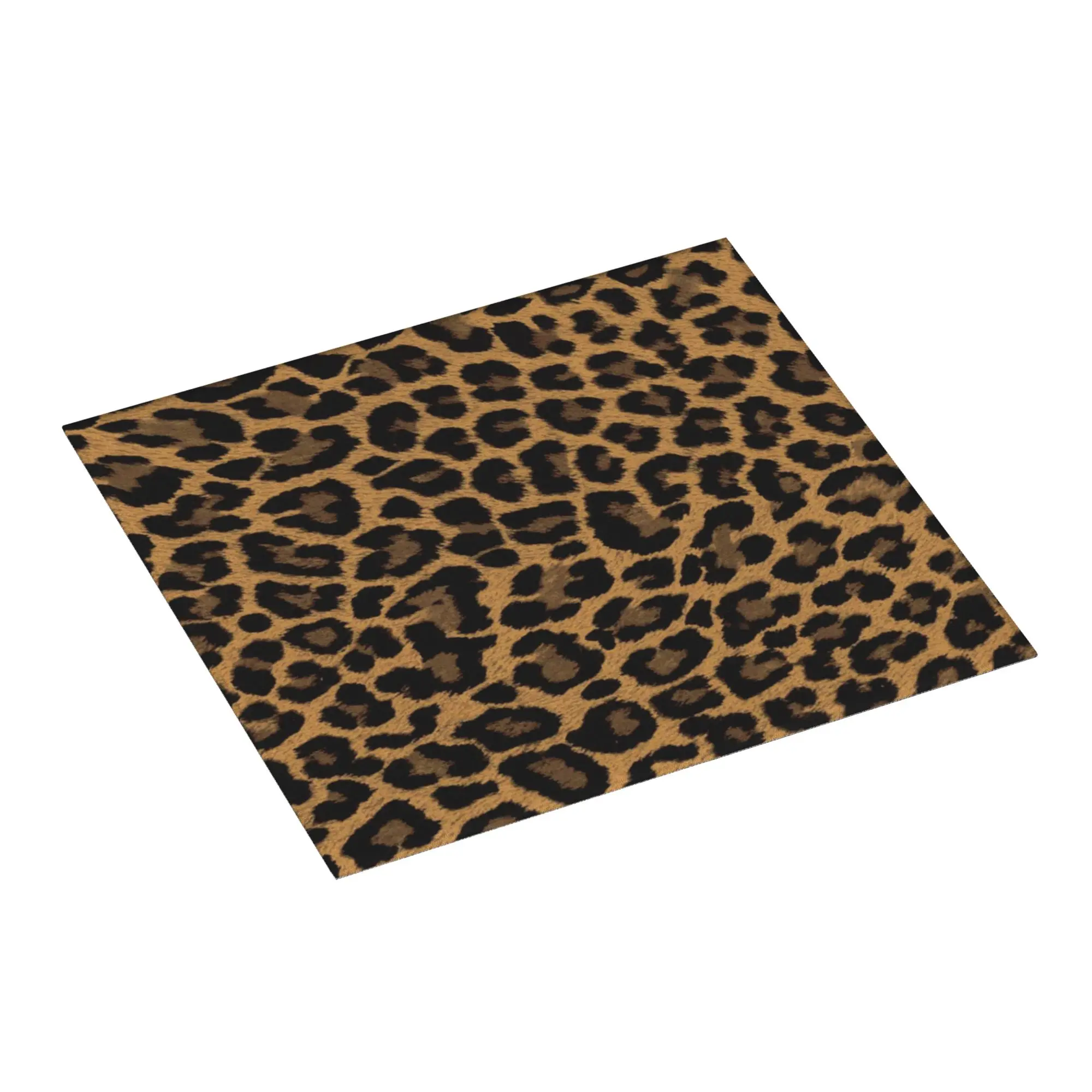 Drying Mat For Kitchen Leopard Print Pattern Barware Tableware Oil Proof Reusable  Washable Kitchen Sink Drying Pad