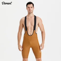 DONEN Pro Team Summer Cycling Bib Shorts Moisture Wicking Bike Shorts Pants  Carbon fiber Pad chamois bicycle bib shorts MTB