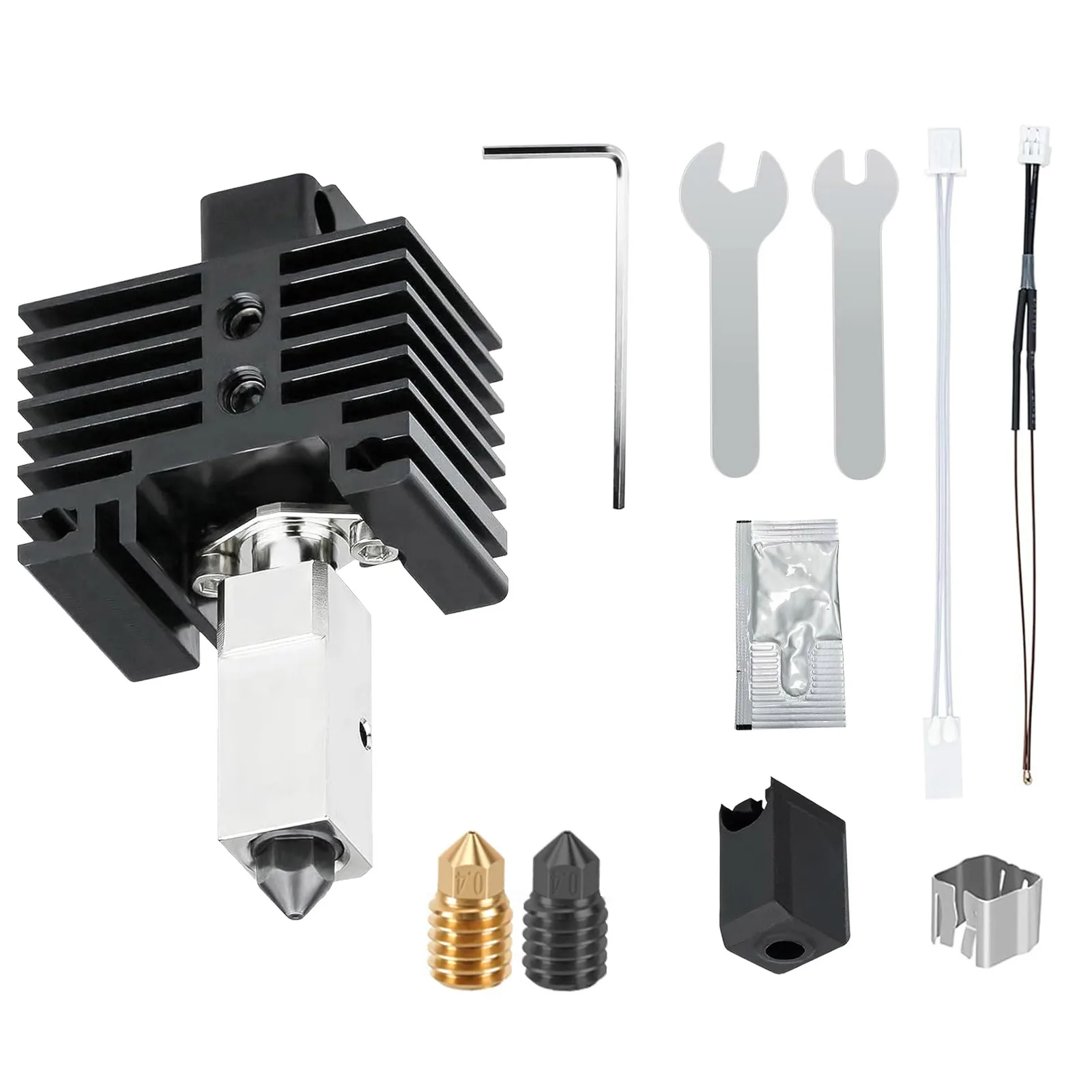 

For Bambu Lab X1 High Flow 2.0 Hotend Assembly All Metal Upgraded Hotend for X1 and P1 Series 3D Printers