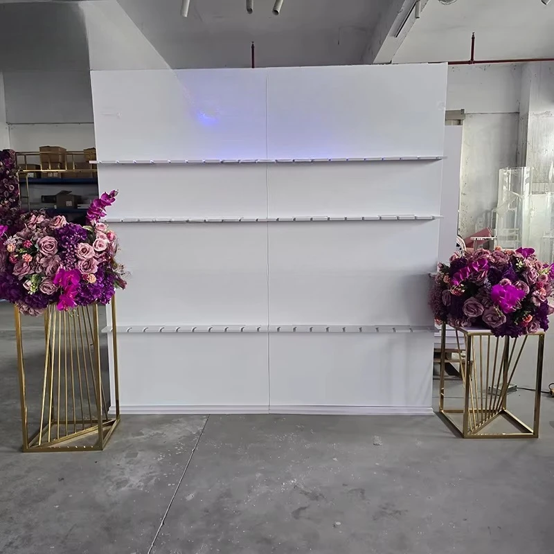

Smooth Wedding Hotel Events Party Reception Decorative Bubble Display Stand White Acrylic Champagne Wall
