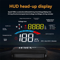 HUD Car OBD2 GPS On-Board Computer Display LED Digital Car Head-UP Display For Car Speedometer