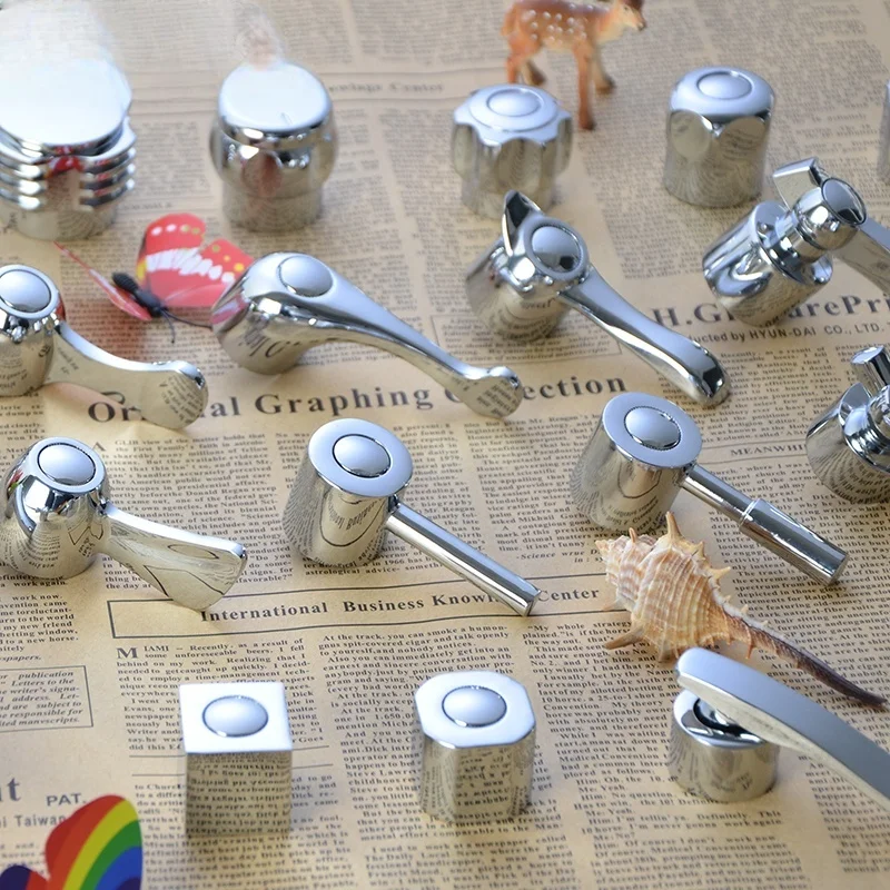 Faucet Handle Switch Handle Accessories Triangle Valve Small Spout Dish Basin Single Cold Quick Open Valve Core Handwheel