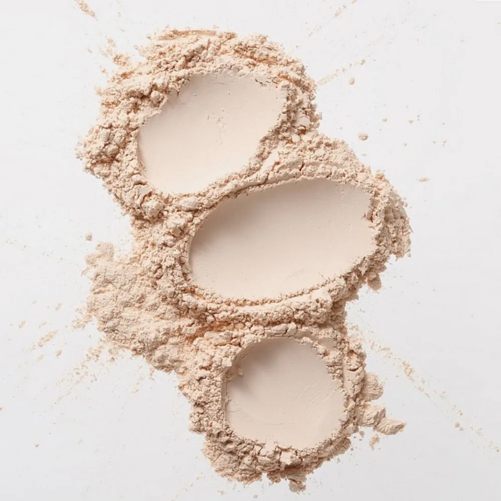 TLM TAILAIMEI 双方向ケーキコンパクトパウダー（パフ付き）マット仕上げフェイスパウダーメイクアップオイルコントロール軽量プレストパウダーP105