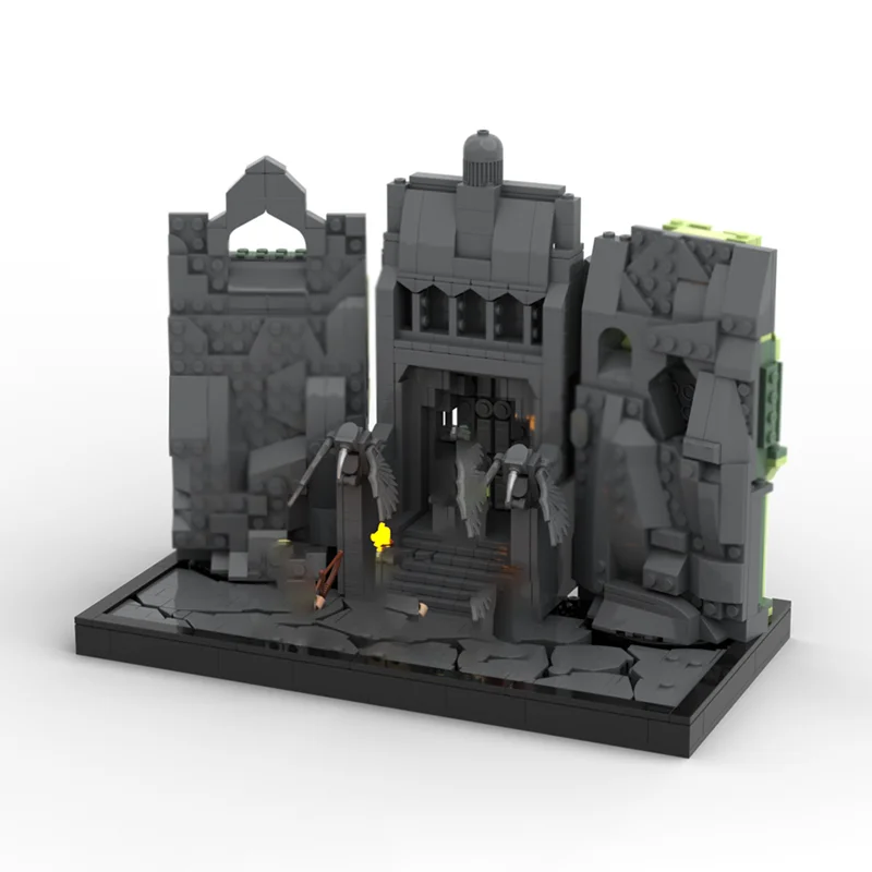 Magic Rings Model Moc Building Blocks Paths of the Dead Model Technology Bricks DIY Assembly Construstion Toys Holiday Gifts