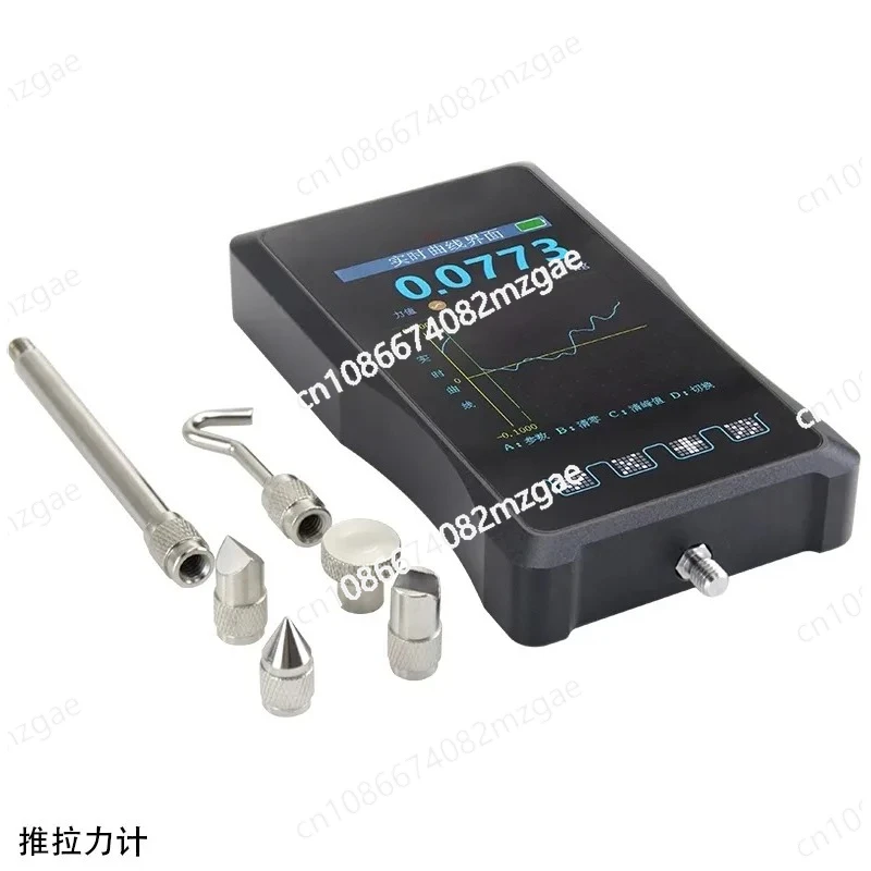 Handheld push-pull force gauge, dynamometer, digital display, large screen, industrial grade weighing sensor