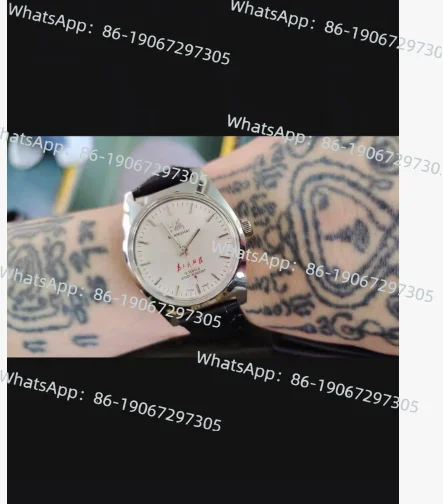 

Shanghai Watch Factory 7120 Bar White Surface All Steel Shock Resistant Manual Mechanical Men's Watch, Diameter 37mm