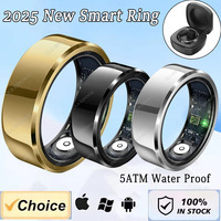 For Xiaomi New Smart Ring IP68 5ATM Waterproof Heart Rate Health Monitor Multi Sport Modes Blood Oxygen Tracker Men Women Pk R02