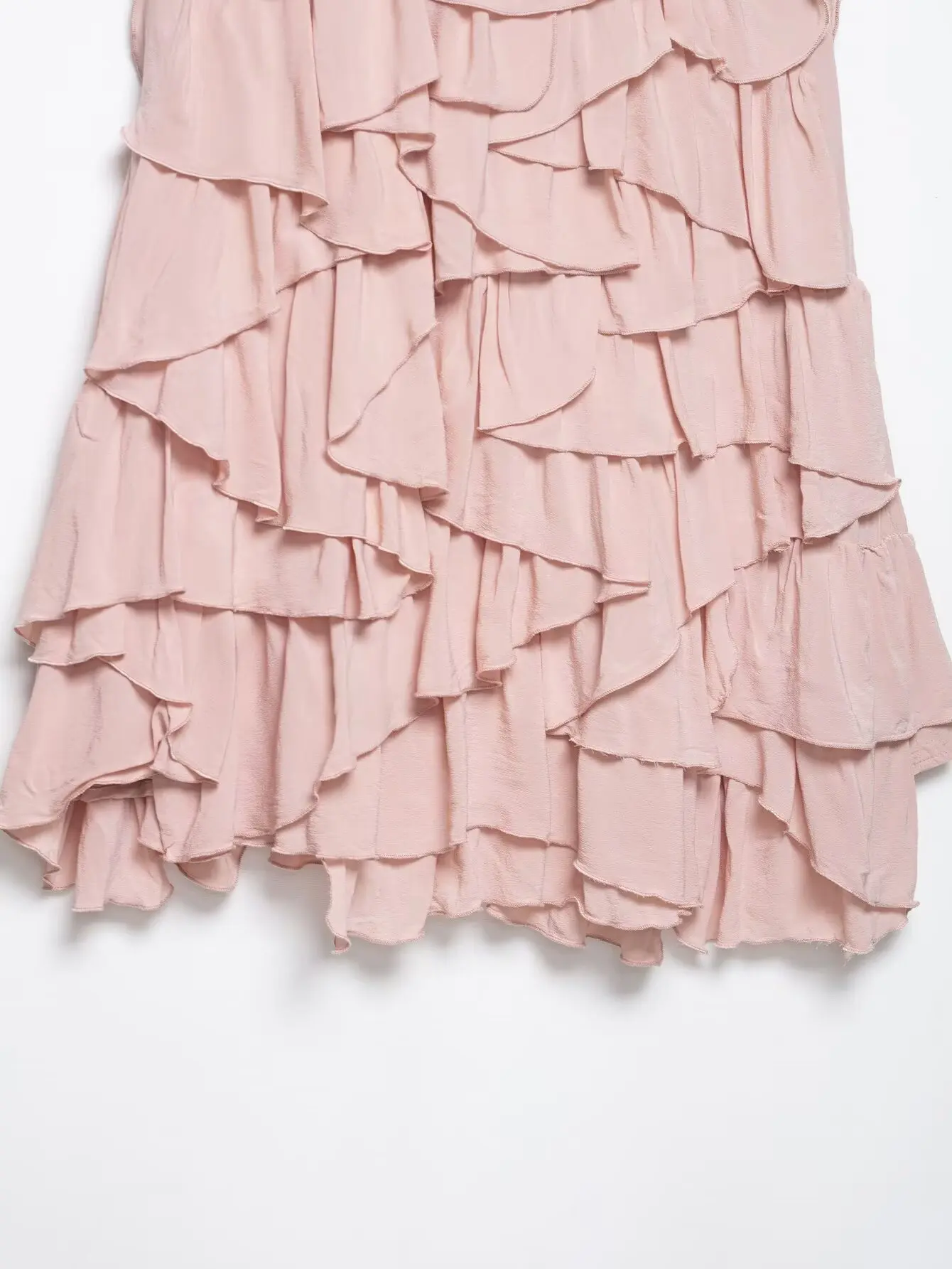 KONDALA Sexy Chic rose Mini robe empilée vacances plage plissée femmes robe de soirée mode 2025 été anniversaire robes amples