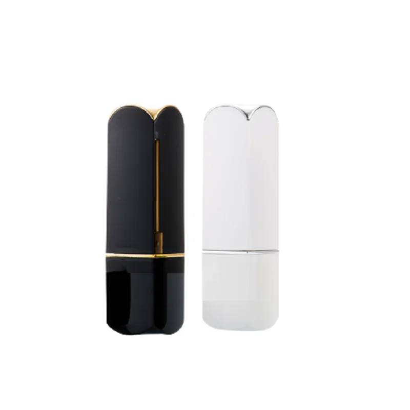

30pcs Square Lipstick Tube Empty Lipbalm Tube 12.1mm Black White Portable Cosmetic Container Lip Balm Packing Refillable Bottles