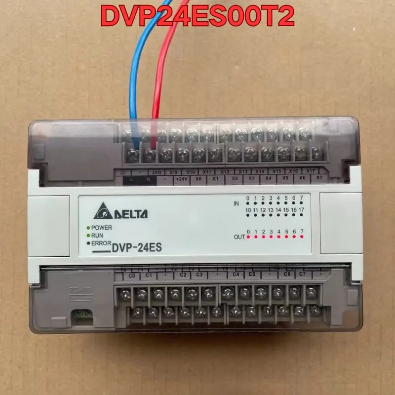 اختبار وظيفة وحدة PLC المستعملة DVP24ES00T2 عادي