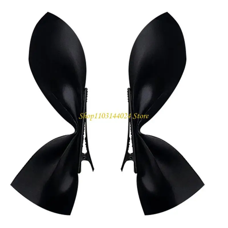 

N5KE Harajuku Satin/ Bowknot Decor Hairpin for Women Sweet Girly Charm Hair Clip Aesthetics Y2k Hair Accessories