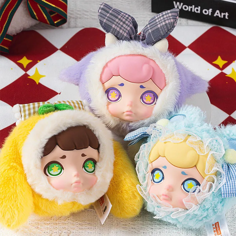 LAURA Winter Tea Party Series Blind Box Toys Cute Action Figure Mystery Box Doll Earphone Bag Pendant Children Gifts Accessories