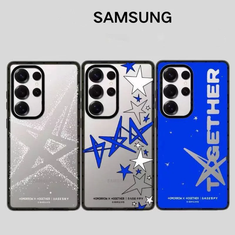 

Transparent Line Stars Magnetic Acrylic / Mirror Case for Samsung Galaxy S23 S24 S25 Ultra S25+ Plus Protective Shell