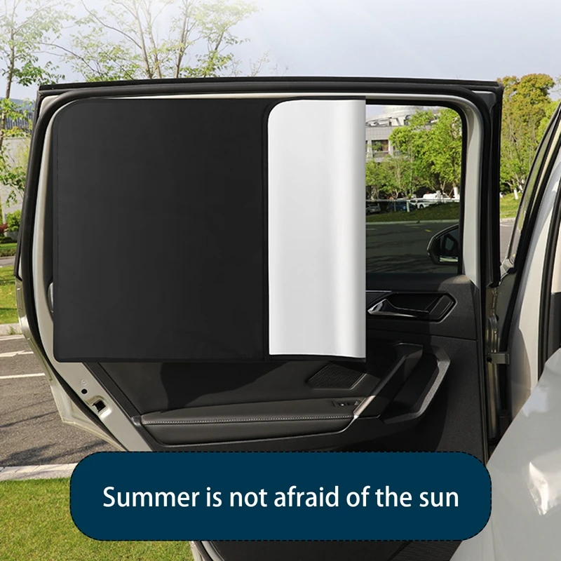 Magnetic Car Sunshade UV Protection Car Curtains Sun Shield Cover Window Sunshade Window Film Cover Curtain For Personal Privacy