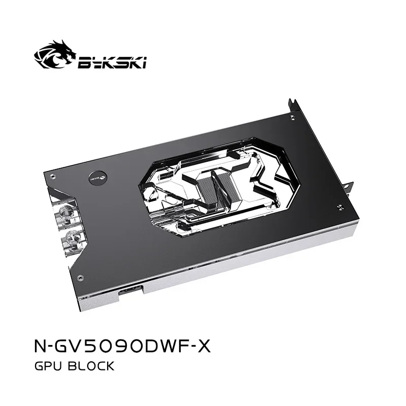 Bykski GPU Blok voor GIGABYTE RTX5090D GAMING/WINDFORCE OC 32G Grafische Kaart PC Waterkoeling Koperen Radiator N-GV5090DWF-X
