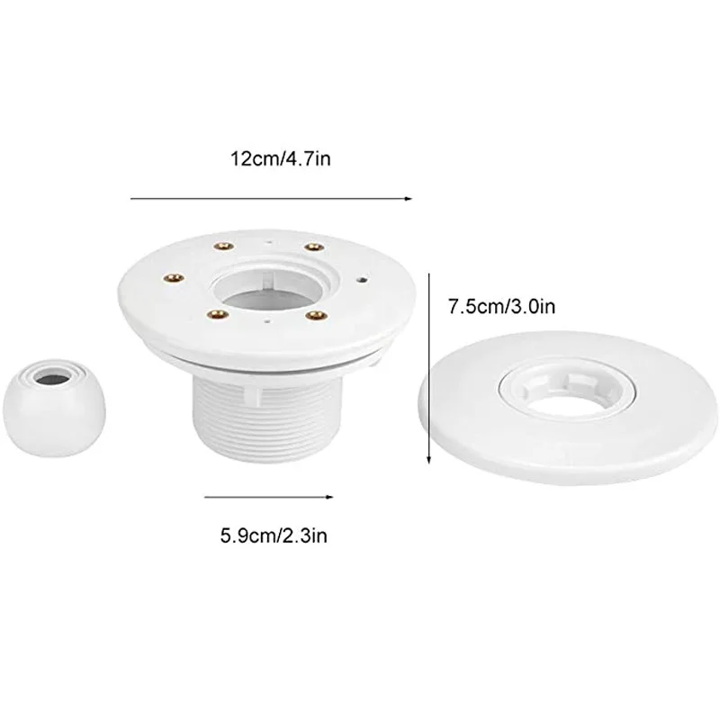 Swimming Pool Plastic Film Nozzle Household Swimming Pool Plastic Film Inlet and Outlet Pool Spa Massage Nozzle