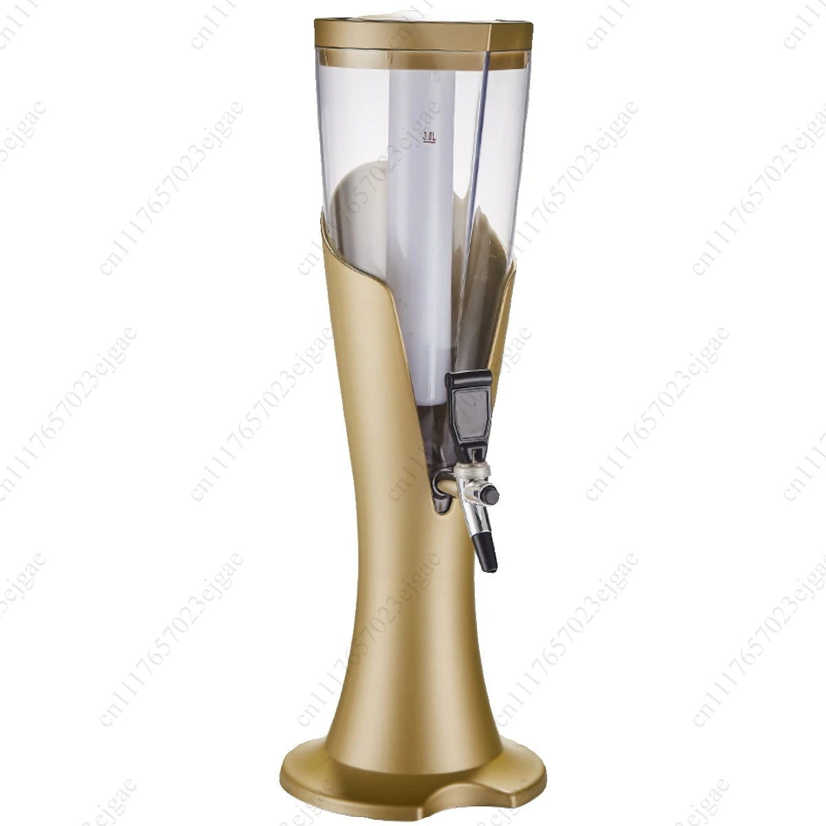 3-liter beer glowing wine tower pillar KTV beverage machine creative cup