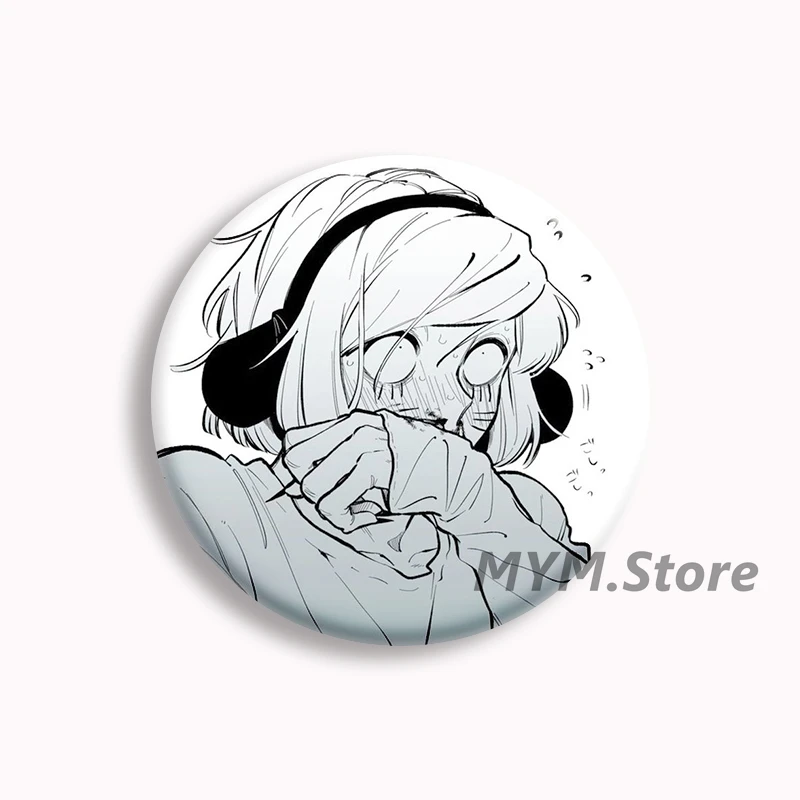 Anime Randal's Friends Ranfren Soft Button Pin Luther Nyen Nyon