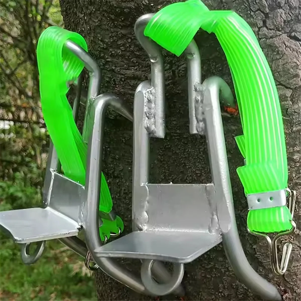 

Y31A Pole Climbing Spikes Non-Slip Tree Climbing Spurs Tree Climbing Tool Kit for Hunting Observation Picking Fruit Coconut