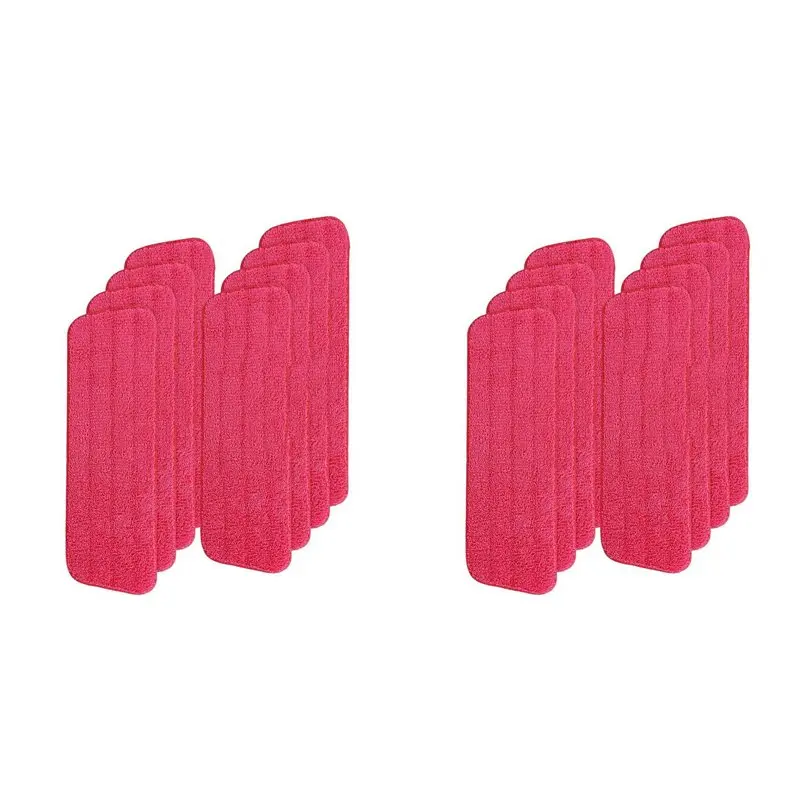 ABUG-16 Pack Replacement Mop Pad Mop,Wet & Dry Floor Cleaning Refills Reusable Fit For Any Microfiber Reveal Flat Mop