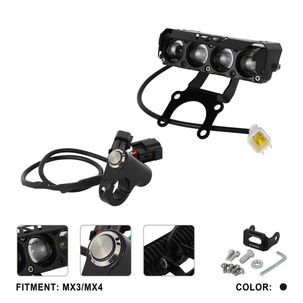 

Motorcycle Accessory Head Light Switch Waterproof Driving Lamp Headlight For Talaria Sting MX3 MX4 MX5 Electric Dirt Bike