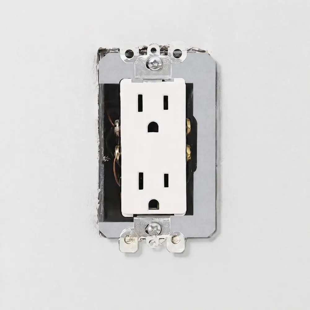 Device Plates Wall Plate Spacers 5/10/15/20/30pcs Galvanized Metal Wall Plate Spacers Electrical Outlet Plates Flush Fit Device