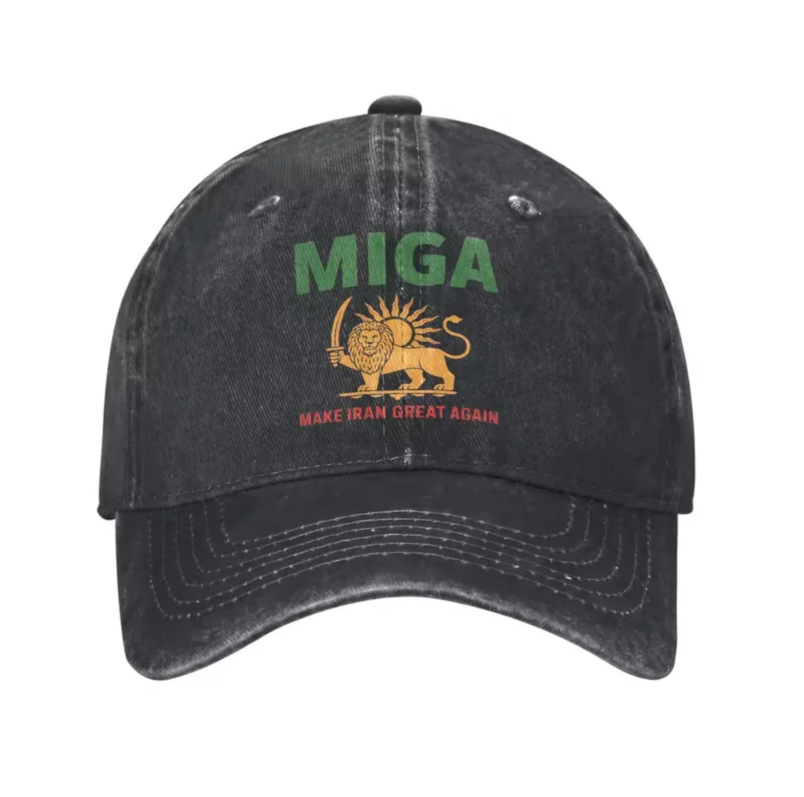 Maak Iran weer geweldig Baseball Cap Heren Dames Print Trucker Hat Zomer Y2k Retro Running Hippie Zonneklep Baseball Caps