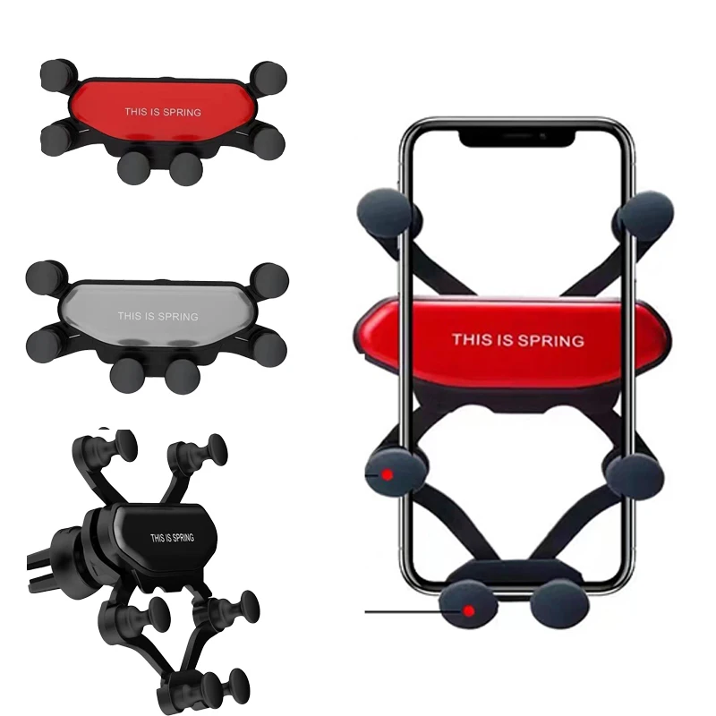 Car Air Vent Holder  Gravity Car Bracket Smartphone Bracket Gravity Support Stand For Vehicle Mount