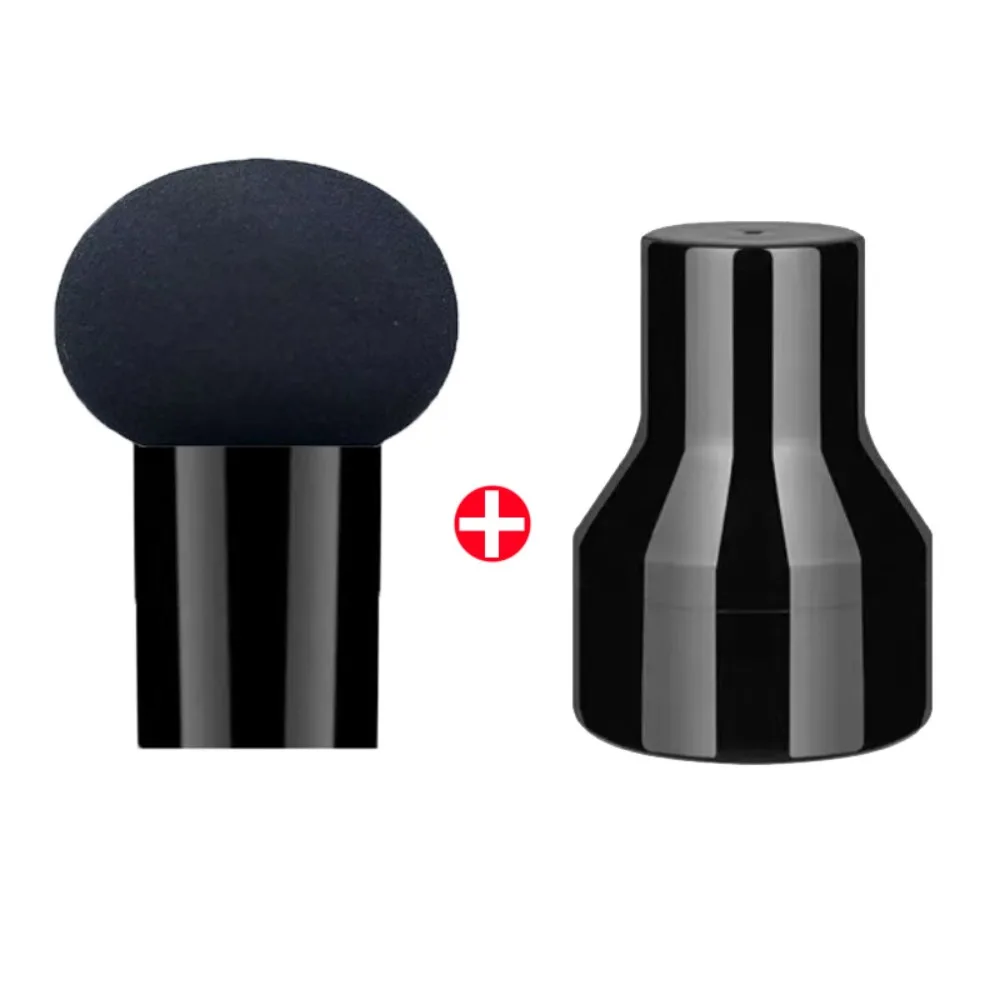 Nuova spugna per trucco con testa a fungo con scatola di immagazzinaggio Strumenti di bellezza per fondotinta in polvere cosmetica a doppio uso asciutto e bagnato