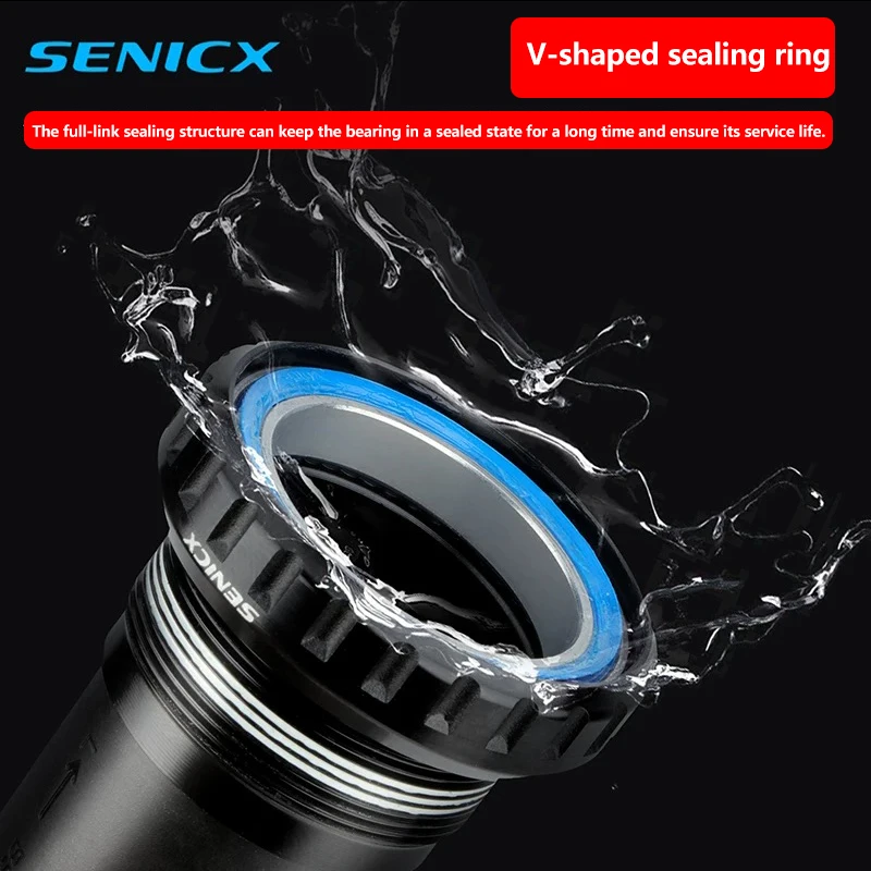 SENICX Bsa 68/73 Thread Bottom Bracket for Road Mountain Bike