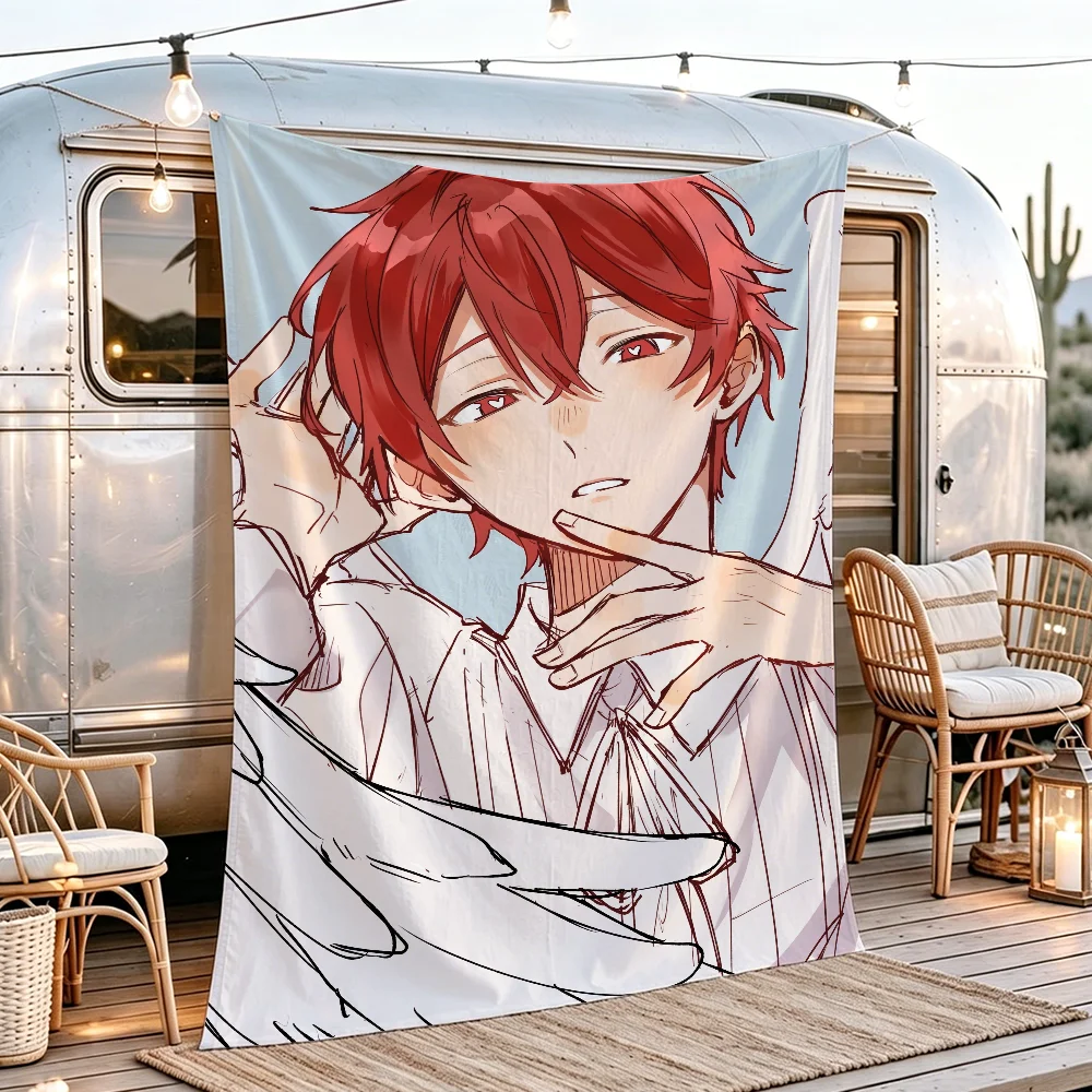 Given Anime BL Mafuyu e flag Campsite Atmosphere Hanging Banner Outdoor Garage Party Decor Advertising