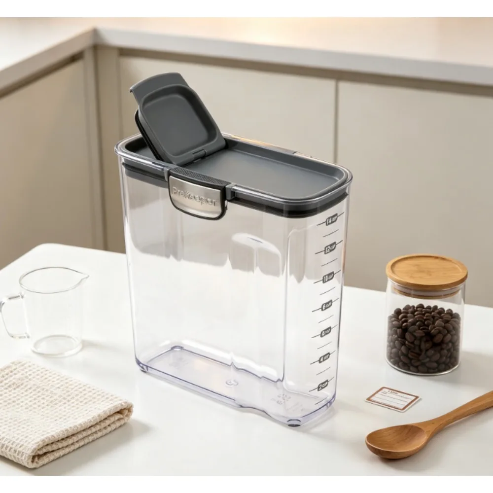 ProKeeper+ Cereal Airtight Food Storage Container 14 Cups, Designed to Help with Pantry Organization and Food Storage
