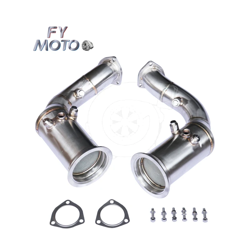 For lambo-rghini URUS 4.0 V8 2018 for au-di SQ7 SQ8 RSQ8 Catted Downpipe 21+ STOCK