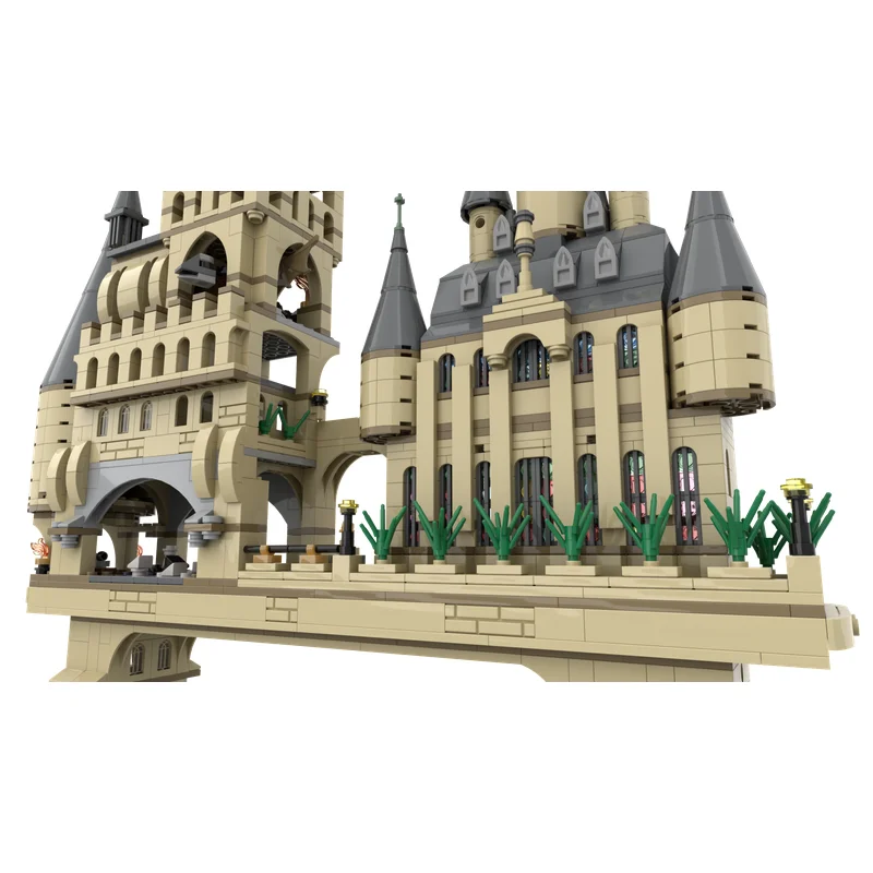 Castello modulare di mattoni da costruzione Moc - Modello alternativo di 71043 Blocchi tecnologici modello Regali di costruzione di giocattoli fai da te di Natale