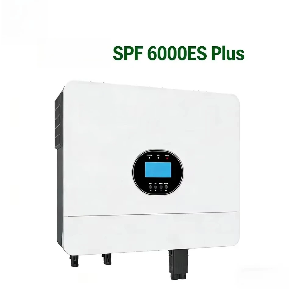 SPF 6000ES Plus 6kW Off Grid Solar Inverter 48V Pure Sine Wave Charger for Home RV Off Grid Solar Power System