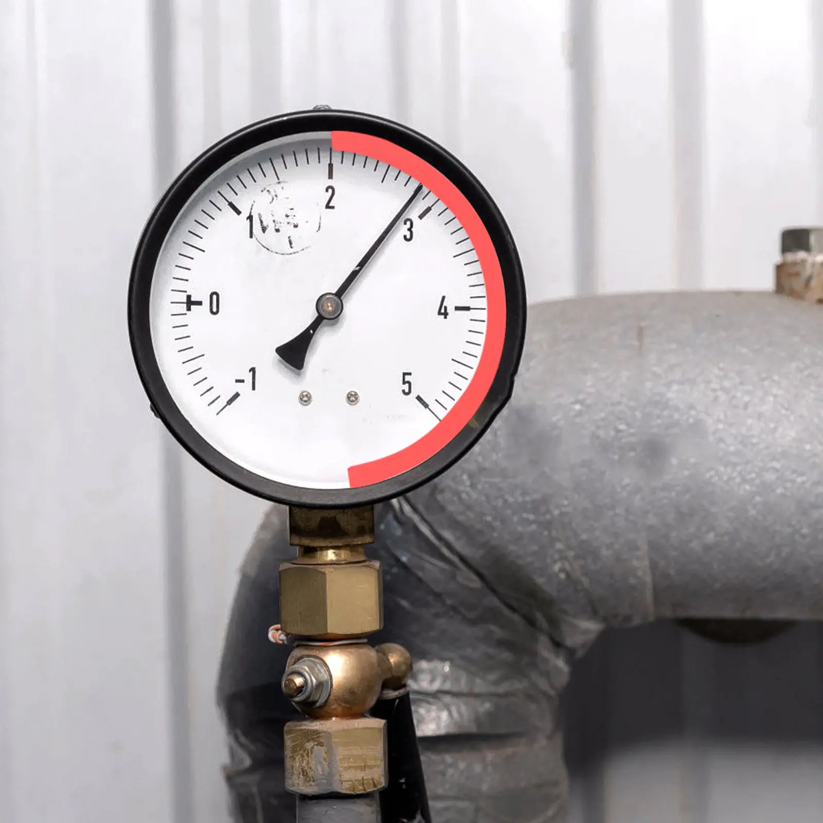 Pressure Gauge Indication Labels 7 Sheets Bright Adhesive Safety Stickers for Equipment Monitoring