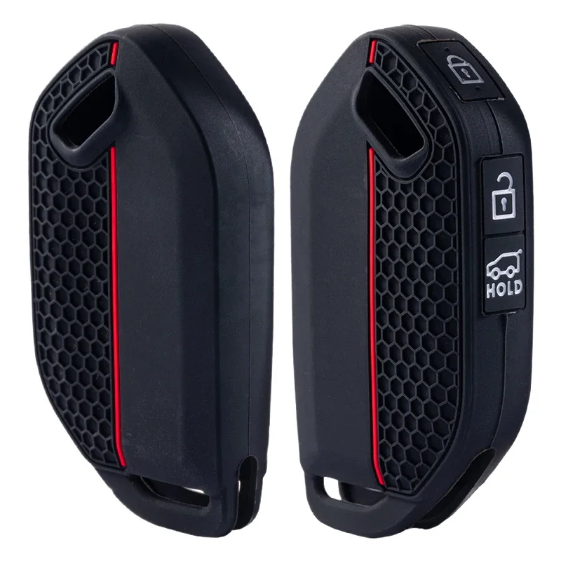 3/4/5 أزرار سيليكون حافظة مفاتيح السيارة غطاء فوب حامل لكيا بيكانتو سورينتو MQ4 كرنفال KA4 Morning K5 كارينز 2024 EV5 EV9 #5