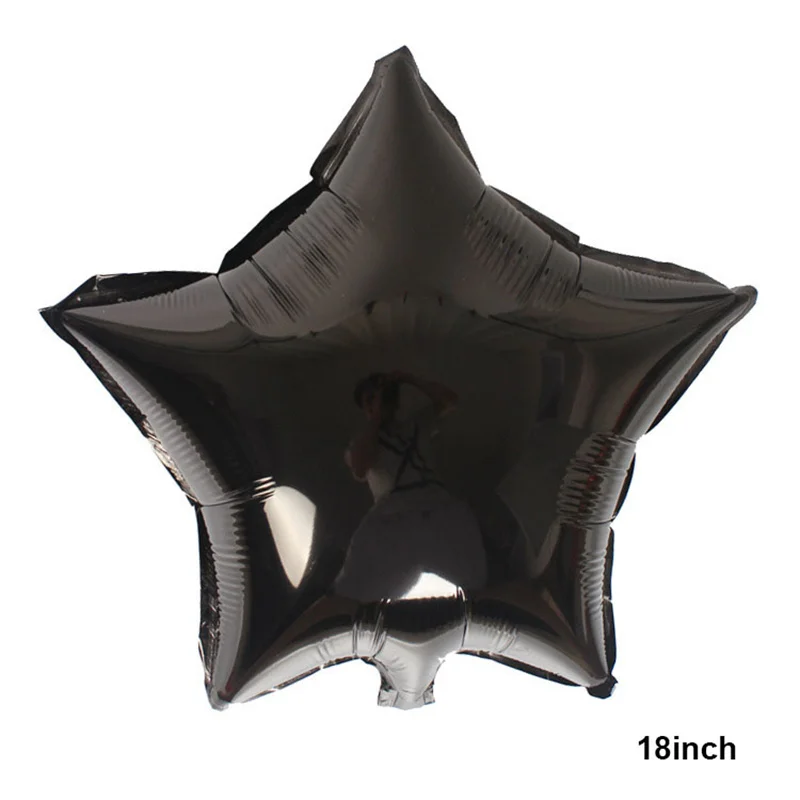 5-50 stücke 18 zoll Einfarbig Pentagramm Liebe Stern Folienballon Mädchen Junge Geburtstag Party Festival Hochzeit Ballon Dekoration Lieferungen – Detail 4