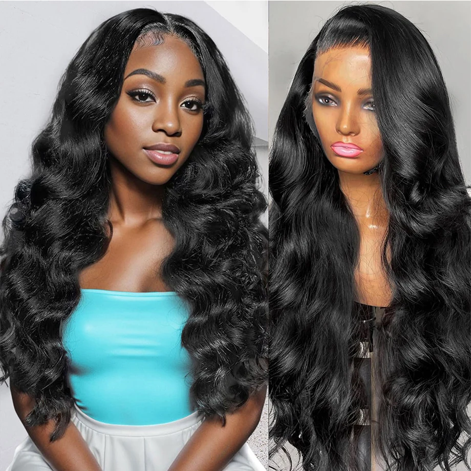 30 32 Inch 13x4 13x6 HD Body Wave Lace Front Wig Pre Plucked Loose Wave Lace Frontal Wig 100% Human Hair Wigs For Black Women