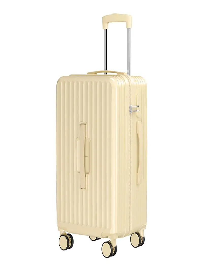 Women's Large Capacity 2026 New Thickened Carry-On Suitcase 26 Inch Student Pull Rod Bag  Sweet Style ABS Material