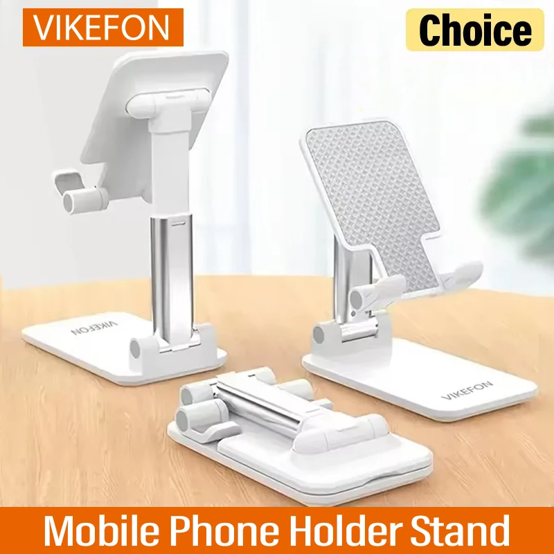 VIKEFON Mobile Phone Holder Stand Tablet Desktop Live Lazy Bracket Foldable Support MultiFunction Stand Mount Telescopic Holder