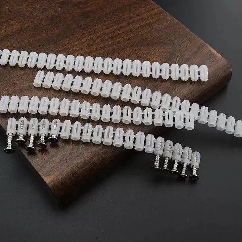 300Pcs 4*8mm Screw Hole Plugs, Expansion Plugs, for Hinge Repair, Fit Various Screws