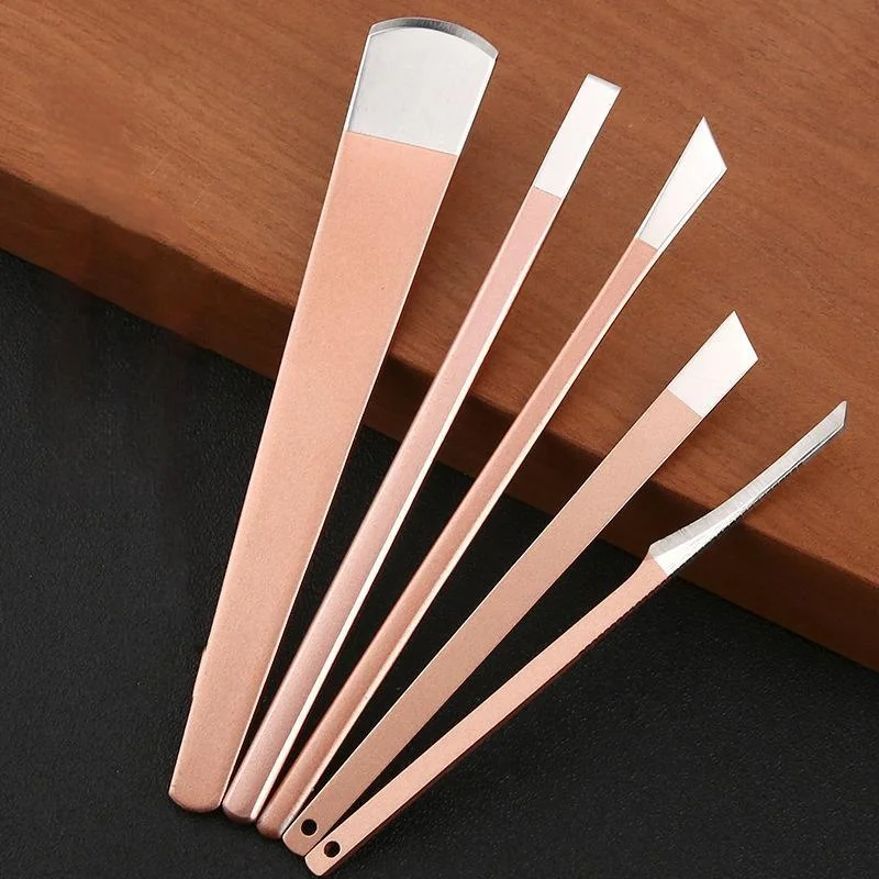 Professional Pedicure Hand Foot File Callus Dead Skin Removal Manicure Nail Ingrown Cuticle Scraper Feet Knife Stainless Steel