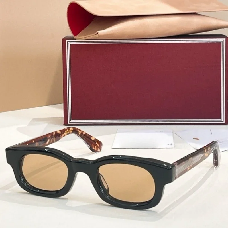 WHISKEYCLONE Sunglasses Oval Men Women Sunglasses Brands Luxury Thick Acetate Vintage Shades Outdoor Retro Glasses